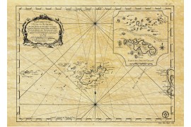 Îles d'Aurigny et Chausey en 1750